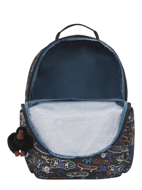 SEOUL COLLEGE BTS Zaino porta PC 15" neon skate - Zaini Scuola & Tempo Libero