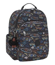 KIPLING SEOUL COLLEGE BTS Zaino porta PC 15" neon skate - Zaini Scuola & Tempo Libero - 7