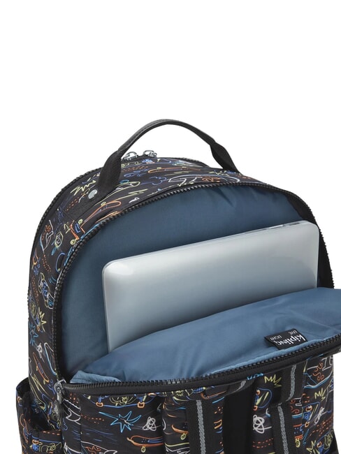 SEOUL COLLEGE BTS Zaino porta PC 15" neon skate - Zaini Scuola & Tempo Libero