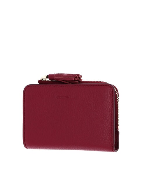 CAMPIONARIO - TASSEL  Portafoglio Donna in pelle sangria - Portafogli Donna
