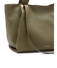 COCCINELLE CAMPIONARIO - OLIVER Borsa in pelle doppio manico laurel green - Borse Donna - 3