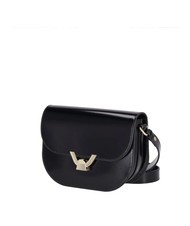 COCCINELLE CAMPIONARIO - DEW SHINY CALF  Mini Bag a tracolla, in pelle Nero - Borse Donna - 2
