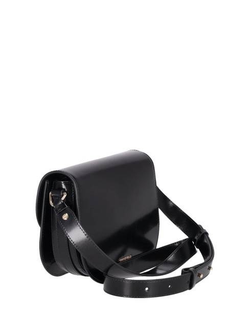 CAMPIONARIO - DEW SHINY CALF  Mini Bag a tracolla, in pelle Nero - Borse Donna