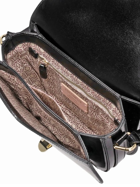 CAMPIONARIO - DEW SHINY CALF  Mini Bag a tracolla, in pelle Nero - Borse Donna