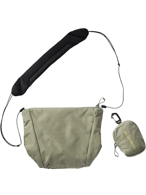 ACS 2 REVISED Borsetta da runner deep lichen green/black - Borse Donna