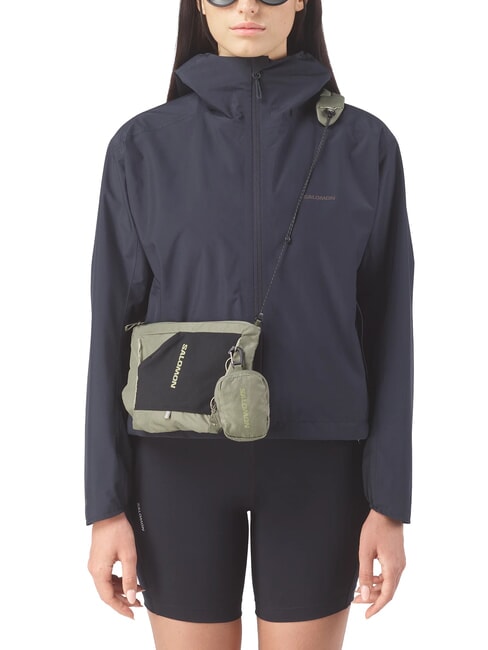 ACS 2 REVISED Borsetta da runner deep lichen green/black - Borse Donna