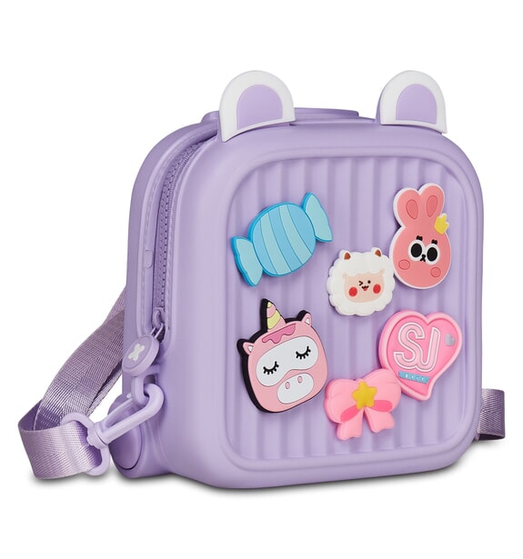 GIRLY PINS Mini zainetto con pins amovibili english lavander - Zaini Scuola & Tempo Libero