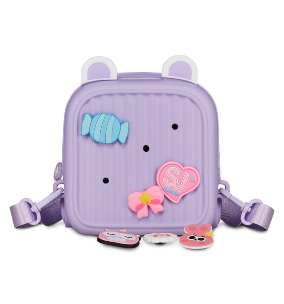 GIRLY PINS Mini zainetto con pins amovibili english lavander - Zaini Scuola & Tempo Libero