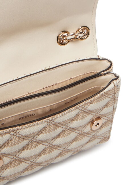 GIULLY 2 Mini Bag doppia portabilit&agrave; taupe/multi - Borse Donna