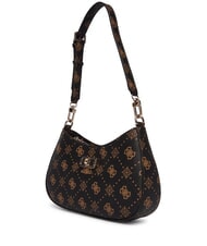 GUESS EMELIE LOGO Borsa a spalla espresso logo - Borse Donna - 2