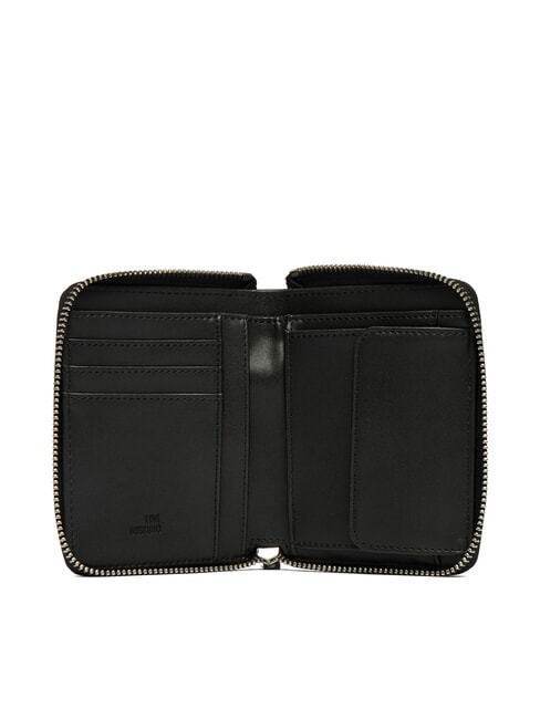 SIGNATURE LOVE Portafoglio Zip Around Medio Nero - Portafogli Donna