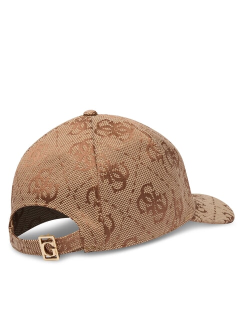 PRINTED LEOPARD Cappello da baseball LATTE LOGO - Cappelli