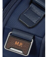 PIQUADRO MARCEL Zaino viaggio porta PC e iPad blu/testa di moro - Zaini da lavoro porta PC - 6