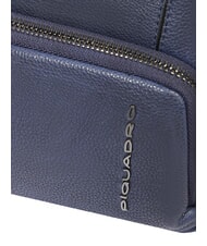 PIQUADRO CRONUS Beauty case in pelle blu - Beauty Case - 4