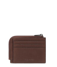 PIQUADRO CRONUS Portacard in pelle MARRONE - Portafogli Uomo - 3