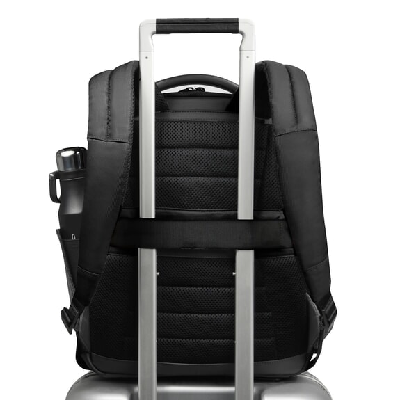 WOLLEM Zaino porta PC 14" mistopelle Nero - Zaini da lavoro porta PC