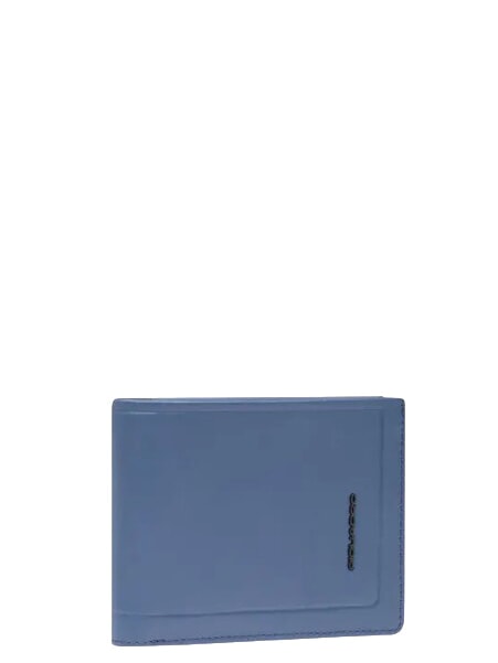 ATLAS Portacarte portamonete piatto in pelle avio - Portafogli Uomo