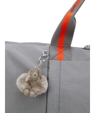 KIPLING BORI L Borsone con tracolla inviting grey - Borsoni - 5