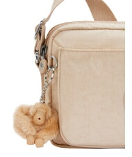 KIPLING ABANU M Borsa a tracolla sparkled beige - Borse Donna - 4