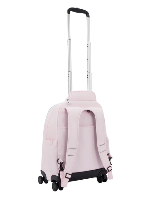 NEW ZEA Zaino trolley con carrello sea pink metallic - Zaini con carrello