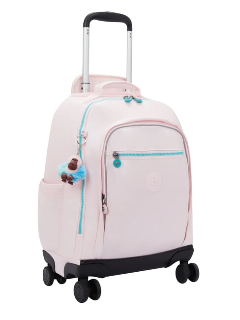 NEW ZEA Zaino trolley con carrello sea pink metallic - Zaini con carrello