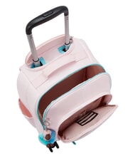 KIPLING NEW ZEA Zaino trolley con carrello sea pink metallic - Zaini con carrello - 4
