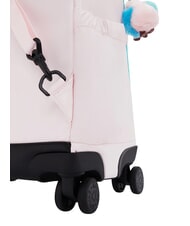 KIPLING NEW ZEA Zaino trolley con carrello sea pink metallic - Zaini con carrello - 5