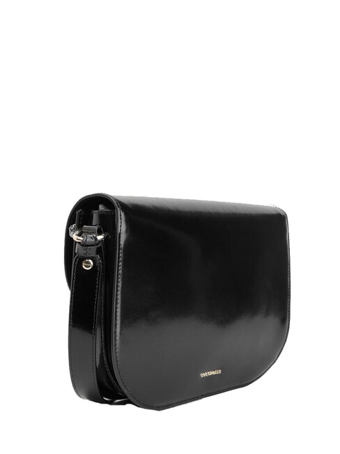 CAMPIONARIO - DEW SHINY CALF Borsa a tracolla in pelle spazzolata Nero - Borse Donna