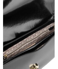 COCCINELLE CAMPIONARIO - DEW SHINY CALF Borsa a tracolla in pelle spazzolata Nero - Borse Donna - 4