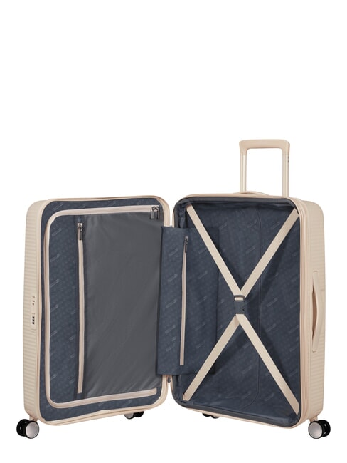 SOUNDBOX SPINNER Trolley medio, espandibile coconut sand - Trolley Rigidi
