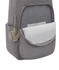 KIPLING SEOUL Zaino porta pc 15" medium grey - Borse Donna - 5