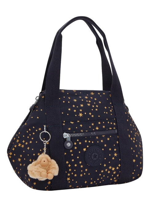 ART MINI PRINT Borsa a mano piccola dark blue - Borse Donna