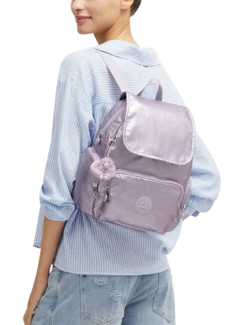 CITY ZIP Zaino con flap light purple - Borse Donna