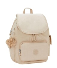 KIPLING CITY PACK S Zainetto sparkled beige - Borse Donna - 3
