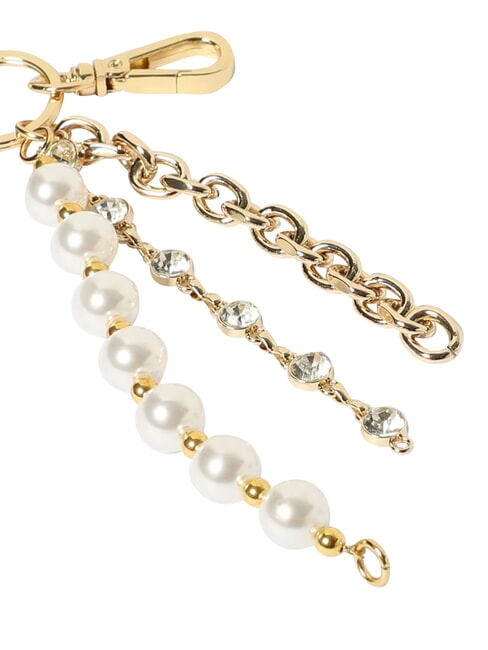 CHARMS Portachiavi con logo metallico bianco - Portachiavi