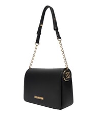 LOVE MOSCHINO CHUNKY TAB Borsa a spalla Nero - Borse Donna - 4