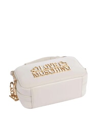 LOVE MOSCHINO LOVELY LOVE Borsa mini a bauletto, con tracolla avorio - Borse Donna - 4