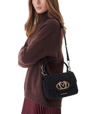 LOVE MOSCHINO EMBOSSED Borsa mini a mano, con tracolla Nero - Borse Donna - 2