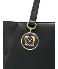 LOVE MOSCHINO CHUNKY TAB Borsa shopping, a spalla Nero - Borse Donna - 4