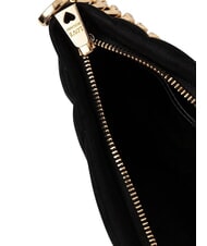 LOVE MOSCHINO EMBOSSED Pochette con catena Nero - Borse Donna - 4
