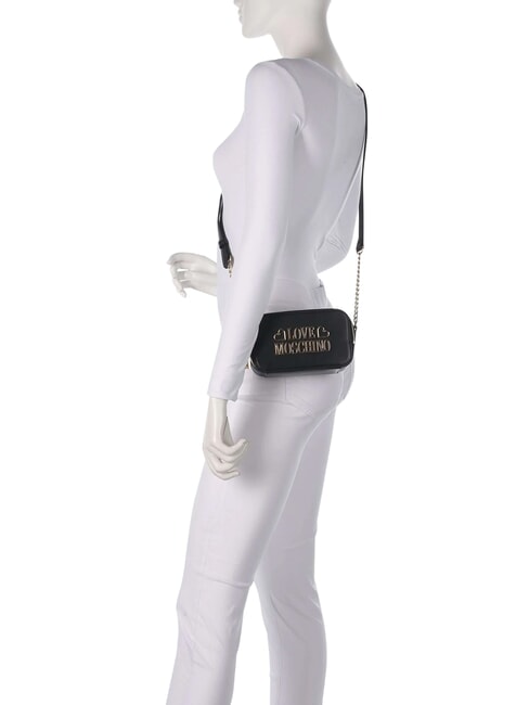 LOVELY LOVE Borsa mini a bauletto, con tracolla Nero - Borse Donna