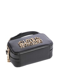 LOVE MOSCHINO LOVELY LOVE Borsa mini a bauletto, con tracolla Nero - Borse Donna - 4