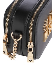 LOVE MOSCHINO LOVELY LOVE Borsa mini a bauletto, con tracolla Nero - Borse Donna - 6