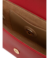 LOVE MOSCHINO CHUNKY TAB Borsa con flap e tracolla ROSSO - Borse Donna - 6