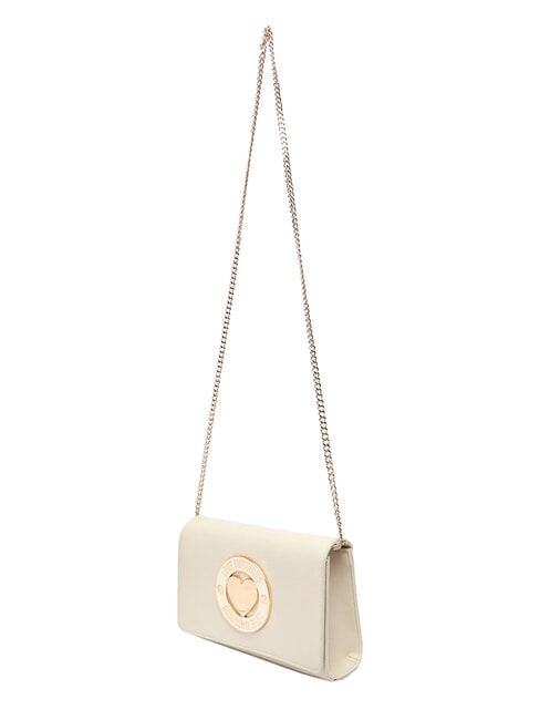 SMART DAILY Pochette con tracolla metallica avorio - Borse Donna
