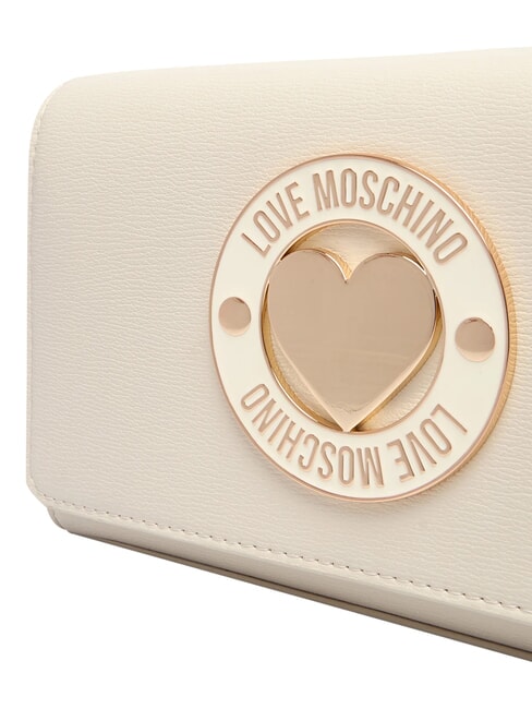 SMART DAILY Pochette con tracolla metallica avorio - Borse Donna