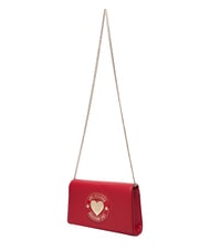 LOVE MOSCHINO SMART DAILY Pochette con tracolla metallica ROSSO - Borse Donna - 3