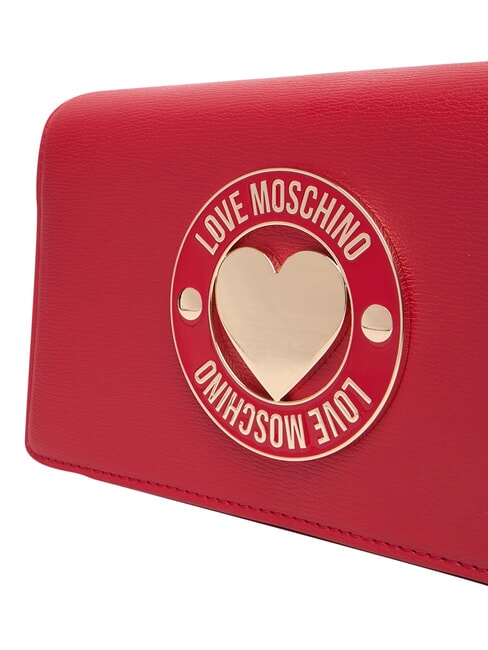 SMART DAILY Pochette con tracolla metallica ROSSO - Borse Donna