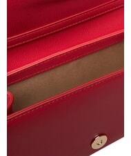 LOVE MOSCHINO SMART DAILY Pochette con tracolla metallica ROSSO - Borse Donna - 6