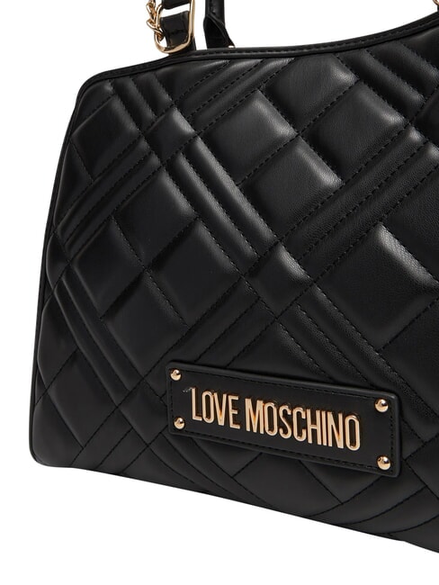 QUILTED Borsa a mano, con tracolla a catena Nero - Borse Donna